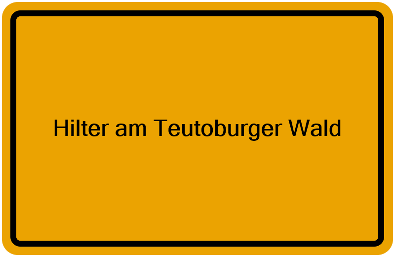 Handelsregister Hilter am Teutoburger Wald
